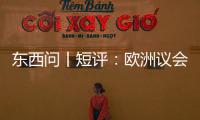 东西问丨短评：欧洲议会的“选择性失明”