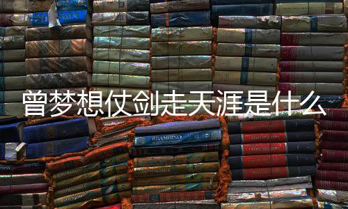 演天涯么歌想仗曾梦曾经是什绍的你剑走及歌唱者词介