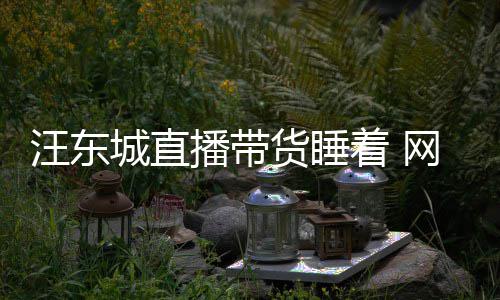 故意炒汪东网友着 作播带货睡城直